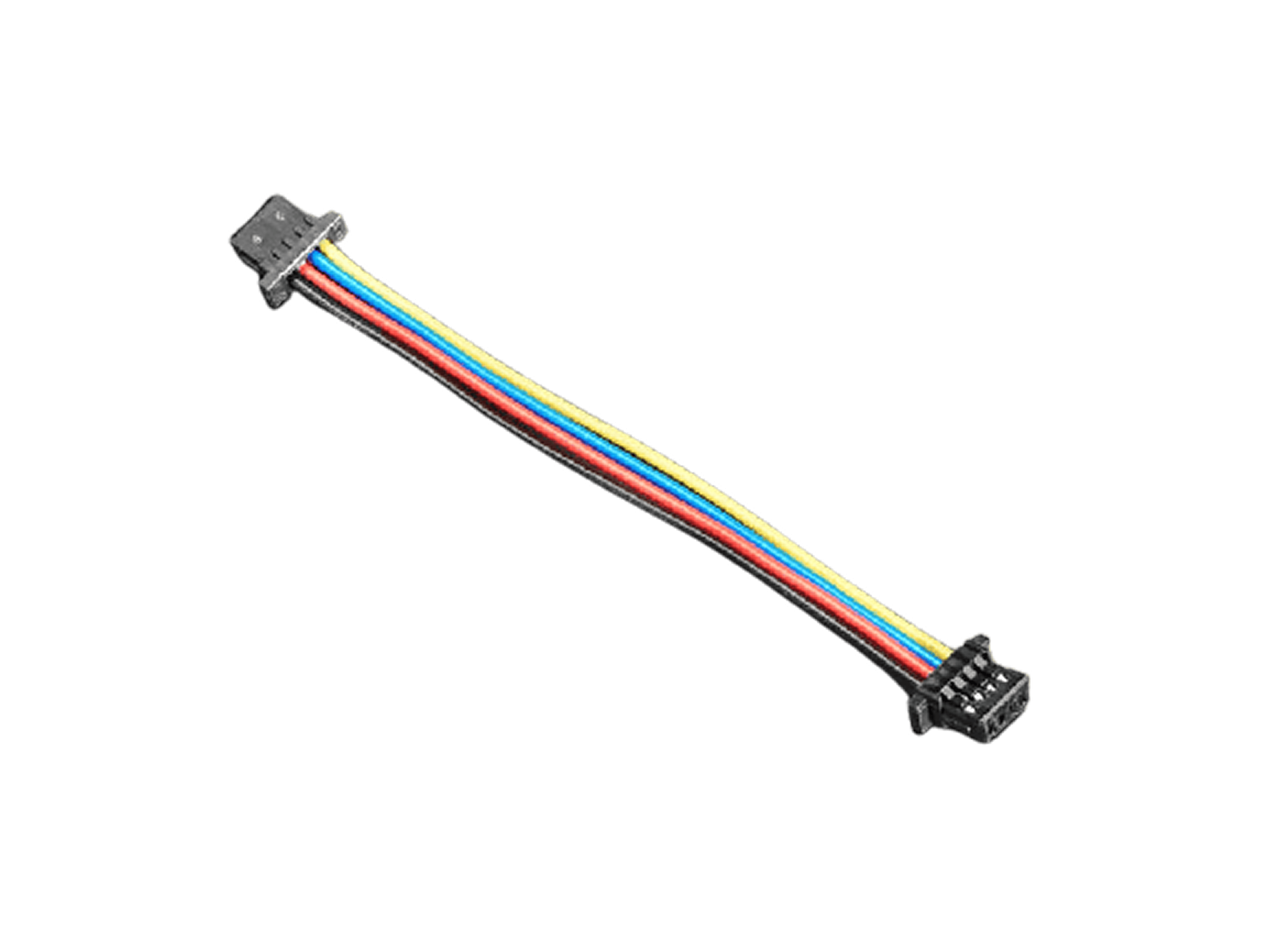 A STEMMA QT / Qwiic 4-pin JST-SH cable, the only wire needed to connect the OLED to the Feather's built-in STEMMA QT port.